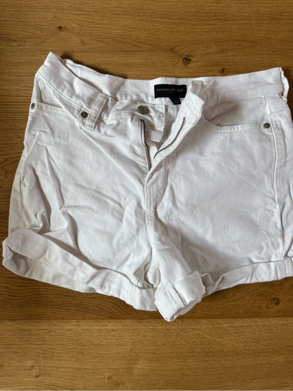 TWO PAIRS Banana Republic Denim Roll-Hem Women’s Shorts